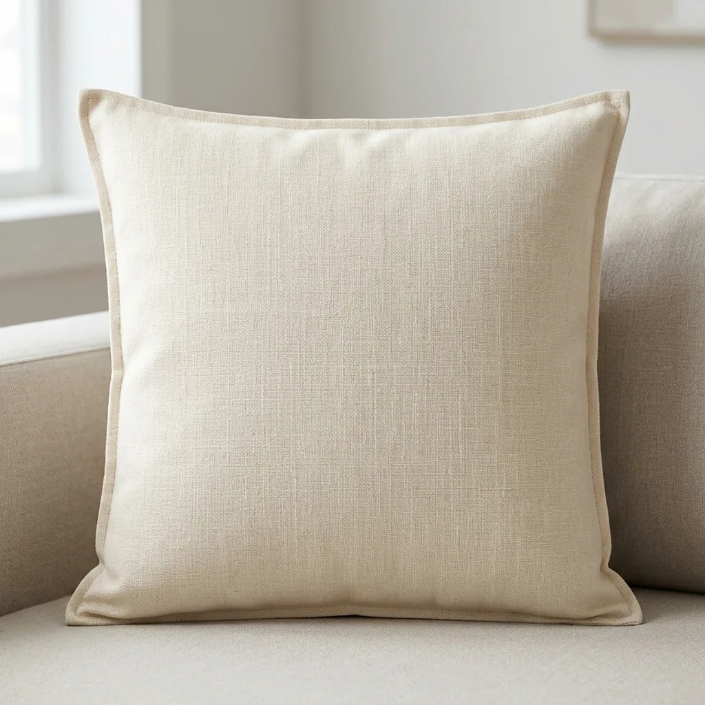 Linen Pillow Mockup